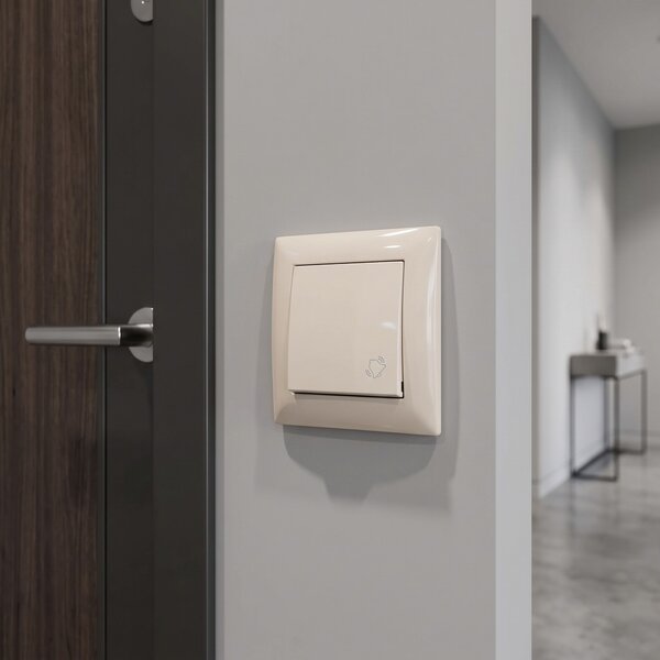 Tipkalo za Zvono OSTE JNH008-W BEIGE