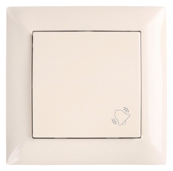 Tipkalo za Zvono s Okvirom OSTE JNH008-W BEIGE