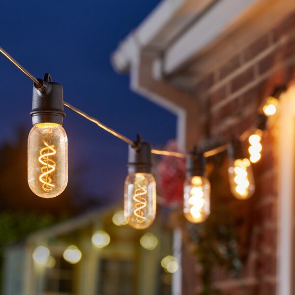 SMART GARDEN Vintage 365 LED solarne lampice, 8 lampica, staklo, IP44, Providna, Staklo