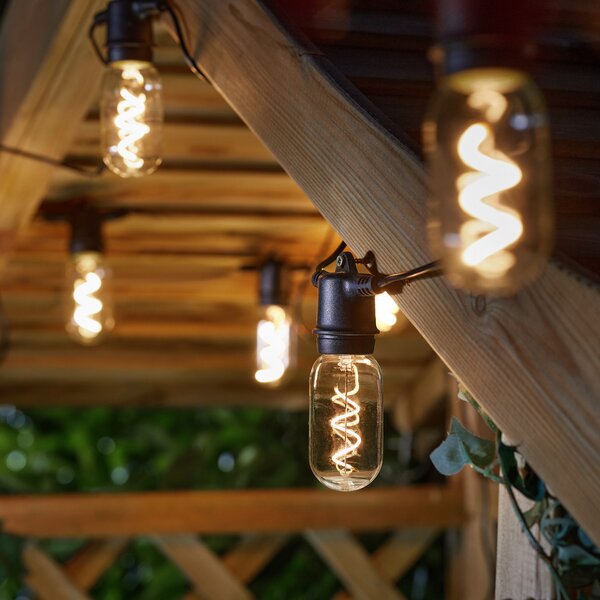 SMART GARDEN Vintage 365 LED solarne lampice, 8 lampica, staklo, IP44, Providna, Staklo
