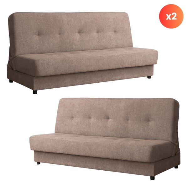 Set od 2 komada sofa Alibi (bež)