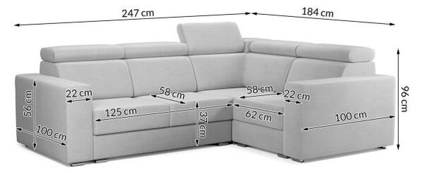 Zondo.hr Kutna garnitura Viktoria 2R1 (L) (krem Monolith 02). Akcija -20%. 1065786