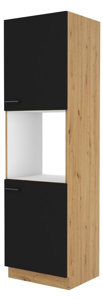 Zondo.hr Kuhinjski ormarić za namirnice i pećnicu Miraluna (hrast artisan + crna mat). 1062362