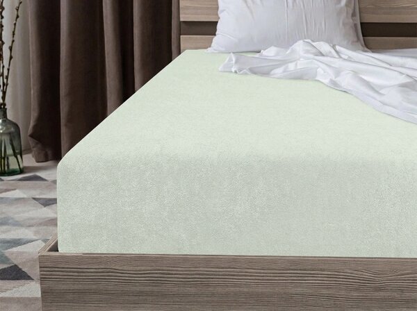 Flis napeta plahta MOLTON svjetlo mentol 180 x 200 cm