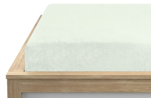 Flis napeta plahta MOLTON svjetlo mentol 180 x 200 cm