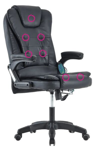 Zondo.hr Masažna fotelja Tylor OC709 (crna). 1075466