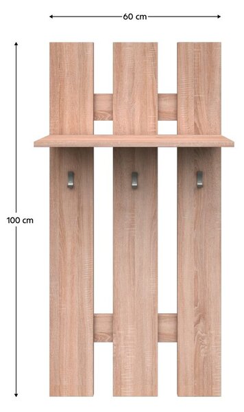 Vješalica Topta Typ 40 60 (hrast sonoma)