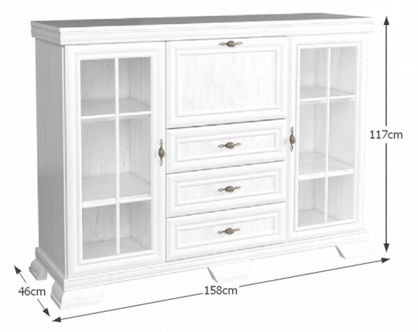 Zondo.hr Bar vitrina Koro KK6 (sosna andersen). 1075511