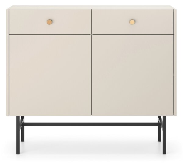 Zondo.hr Komoda Desanta 2D2SZ (bež + crna). 1082794
