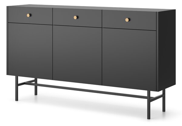 Zondo.hr Komoda Desanta 3D3SZ (crna). Akcija -21%. 1082791