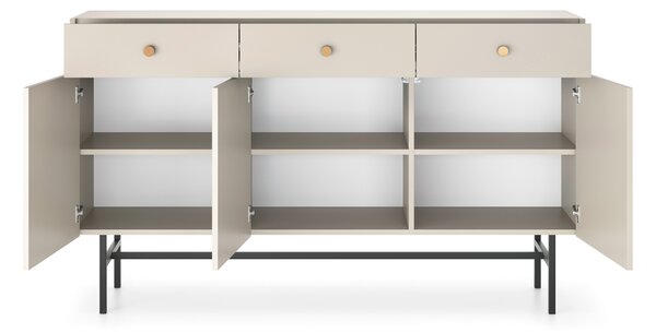Zondo.hr Komoda Desanta 3D3SZ (bež + crna). 1082792