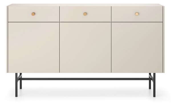 Zondo.hr Komoda Desanta 3D3SZ (bež + crna). 1082792