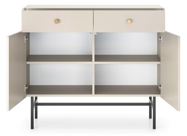 Zondo.hr Komoda Desanta 2D2SZ (bež + crna). 1082794