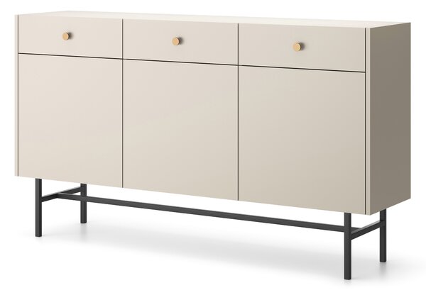 Zondo.hr Komoda Desanta 3D3SZ (bež + crna). 1082792