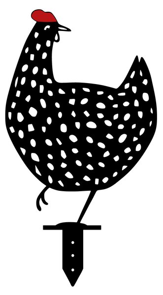 Zondo.hr Dekorativni set metalnih ukrasa za vrt Chick (crna). Akcija -25%. 1083190