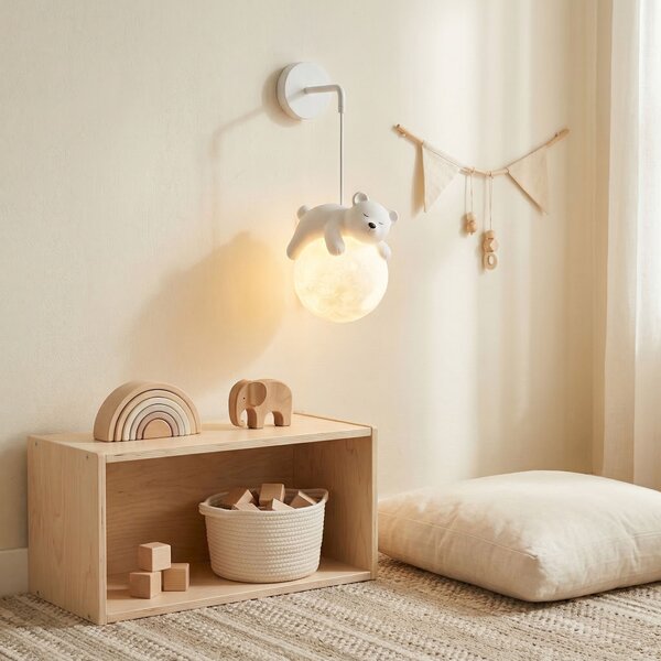 ZIDNA LAMPA KINKIET WHITE BEAR G161-1W