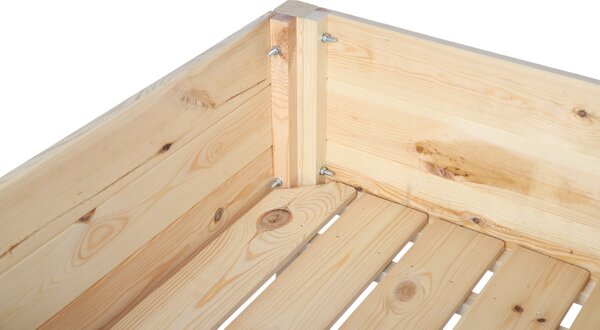 ATMOWOOD Izdignuti drveni sanduk s policom 78 x 78 cm - bor
