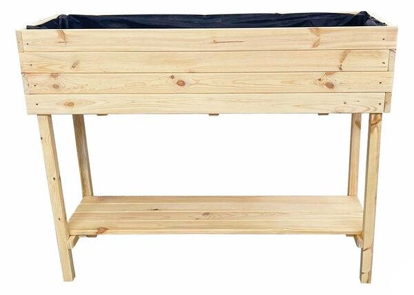 ATMOWOOD Izdignuti drveni sanduk s policom 80 cm - bor