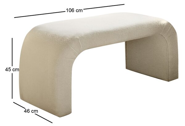 Zondo.hr Tabure Naos Bench (bijela). Akcija -29%. 1087818