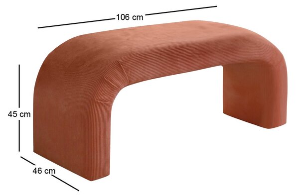 Zondo.hr Tabure Naos Bench (koraljna). Akcija -29%. 1087817