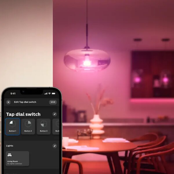 Philips Hue MOBILNI PREKIDAČ/PRIGUŠIVAČ SVJETLA Tap dial switch Crni 8719514440937