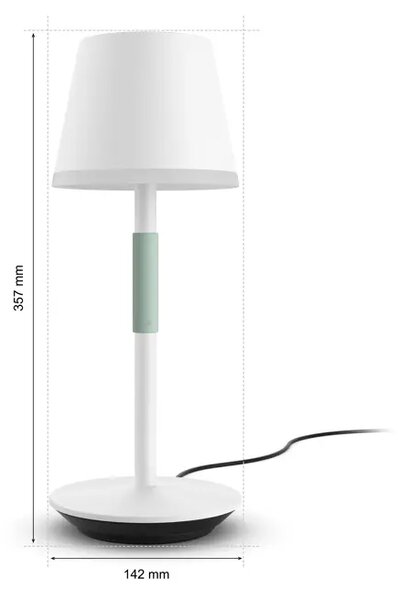 BELLE PHILIPS HUE pametna prijenosna LED svjetiljka LAMP bijela 8719514404571