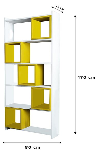 Zondo.hr Regal Babar (bijela + žuta). Akcija -31%. 1088219