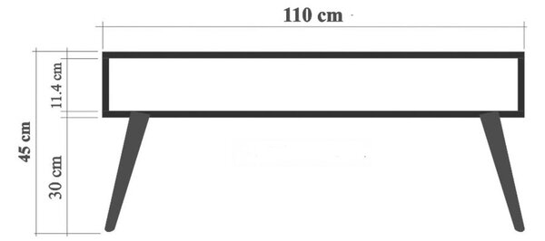 Zondo.hr Stolić za kavu Vivo (atlantski bor + zelena). Akcija -30%. 1088221