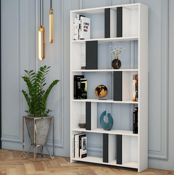 Zondo.hr Regal Limba (bijela + antracit). Akcija -32%. 1088316