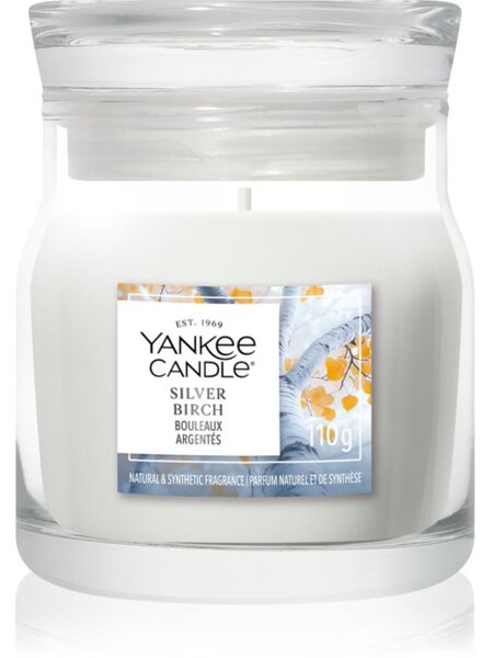 Yankee Candle Silver Birch mirisna svijeća Signature 110 g