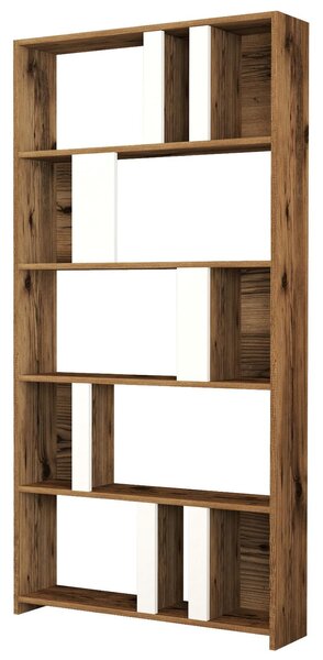 Zondo.hr Regal Limba (bijela + orah). Akcija -32%. 1088322