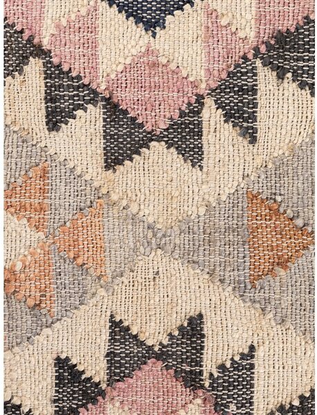 Sivi ručno rađen juten tepih 80x150 cm Roya Parsa – Elle Decoration