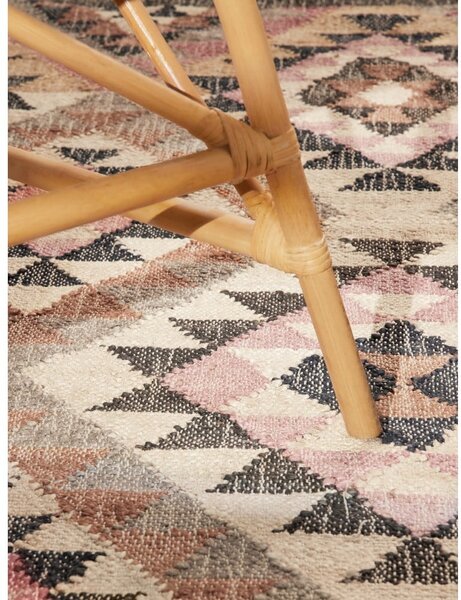 Sivi ručno rađen juten tepih 80x150 cm Roya Parsa – Elle Decoration