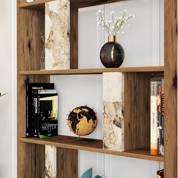 Zondo.hr Regal Limba (orah + bijela). Akcija -32%. 1088323