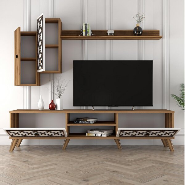 Zondo.hr Set za dnevni boravak Classy S (orah + bijela). Akcija -31%. 1088341