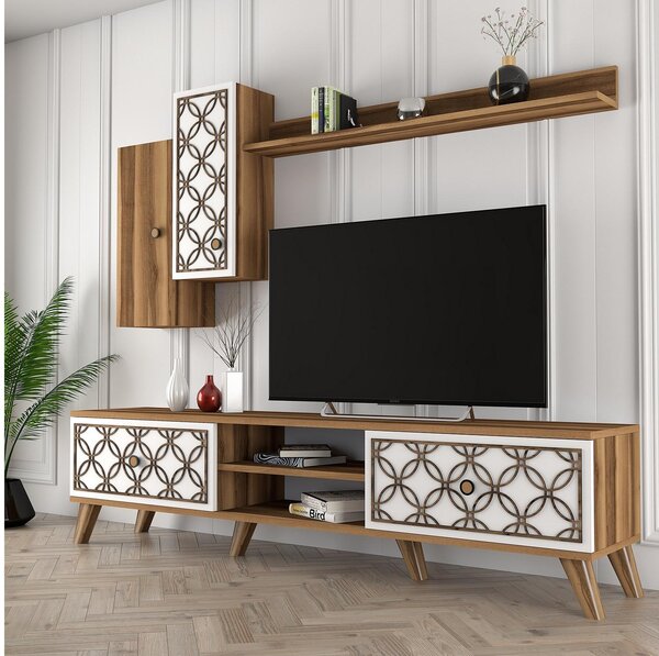 Zondo.hr Set za dnevni boravak Classy S (orah + bijela). Akcija -31%. 1088341