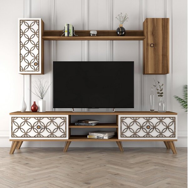 Zondo.hr Set za dnevni boravak Classy S (orah + bijela). Akcija -31%. 1088341