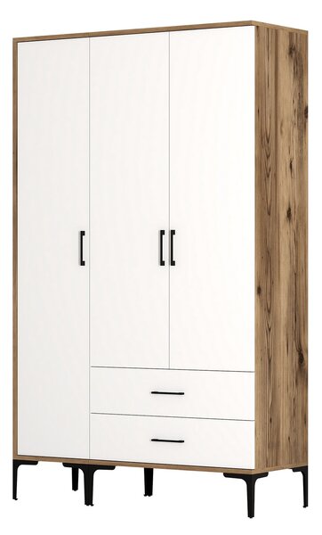 Zondo.hr Ormar za garderobu Kiara ST (orah + bijela). Akcija -32%. 1088345