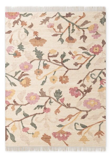 Krem ručno rađen juten tepih 200x300 cm Roya Violette – Elle Decoration