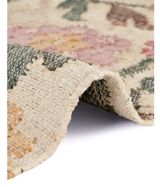 Krem ručno rađena jutena staza 80x200 cm Roya Violette – Elle Decoration