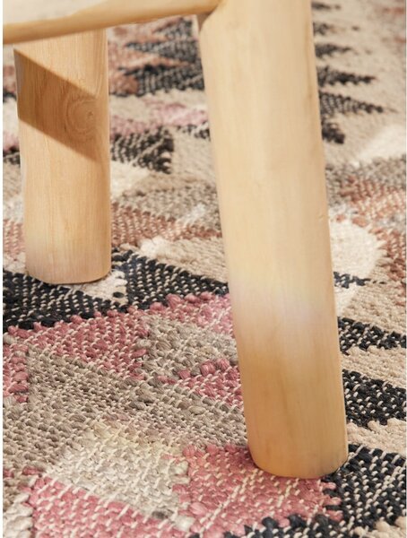 Siva ručno rađena jutena staza 80x200 cm Roya Parsa – Elle Decoration