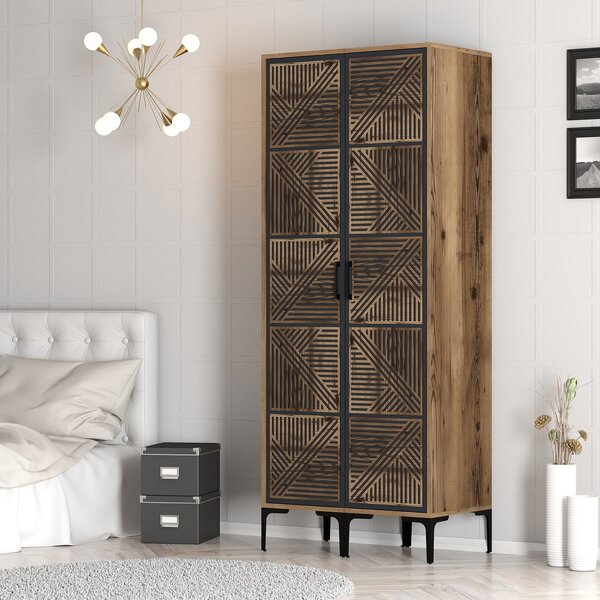 Zondo.hr Ormar za garderobu Kiara RS (orah + antracit). Akcija -31%. 1088600