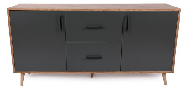 Zondo.hr Komoda Cornell (orah + antracit). Akcija -30%. 1089103