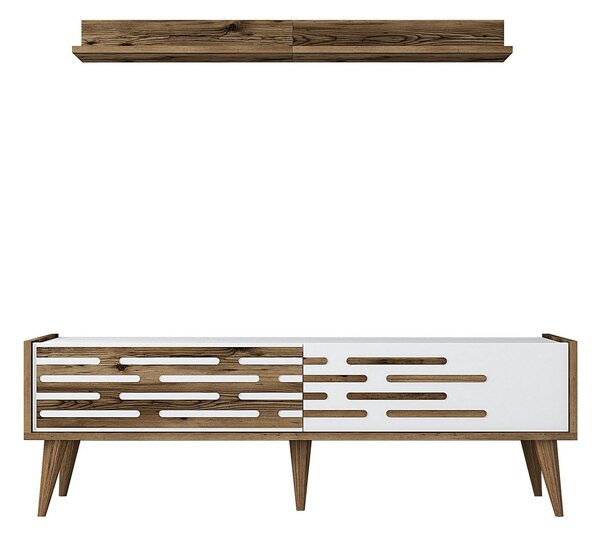 Zondo.hr Set za dnevni boravak Valencia (orah + bijela). Akcija -30%. 1089354