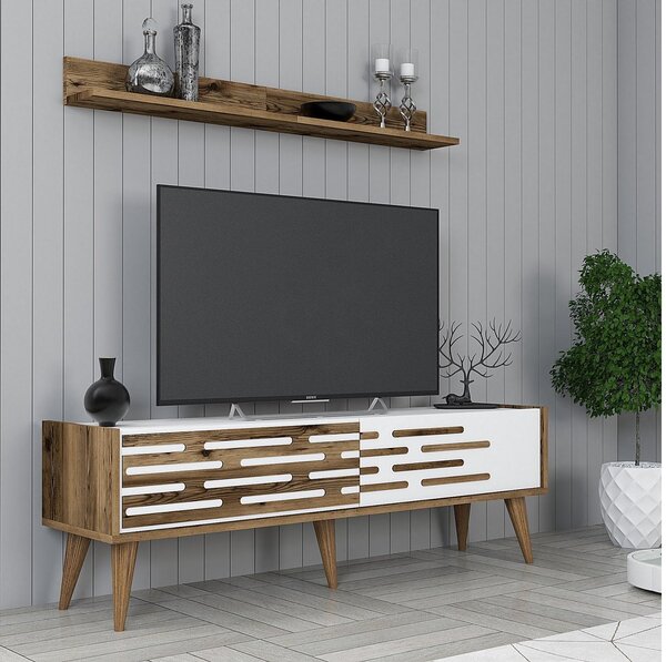 Zondo.hr Set za dnevni boravak Valencia (orah + bijela). Akcija -30%. 1089354