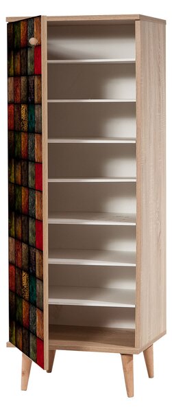 Zondo.hr Predsoblje Feliz 502 (hrast sonoma + zelena). Akcija -30%. 1089409