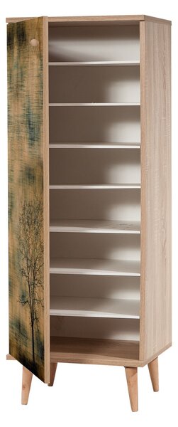 Zondo.hr Predsoblje Feliz 501 (hrast sonoma + zelena). Akcija -30%. 1089408