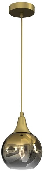 Luster na sajli MONTE 1xE27/60W/230V pr. 15 cm zlatna