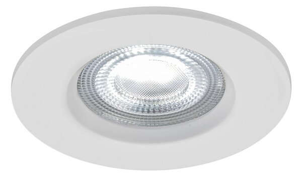 Nordlux Don Smart LED ugradbena svjetiljka, set od 3 kom, bijela, prigušiva, Bijela, kupaonica, Plastika, Montaža na strop