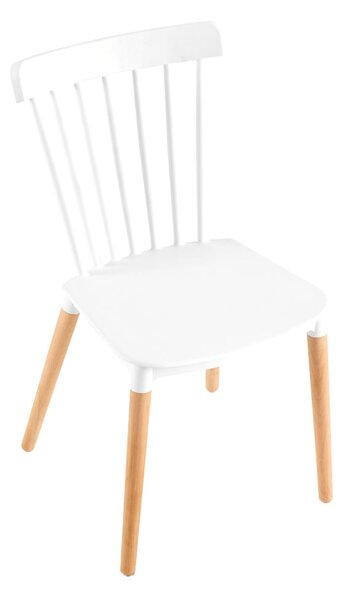 Blagovaonska stolica COSIMA (bijela + bukva)
